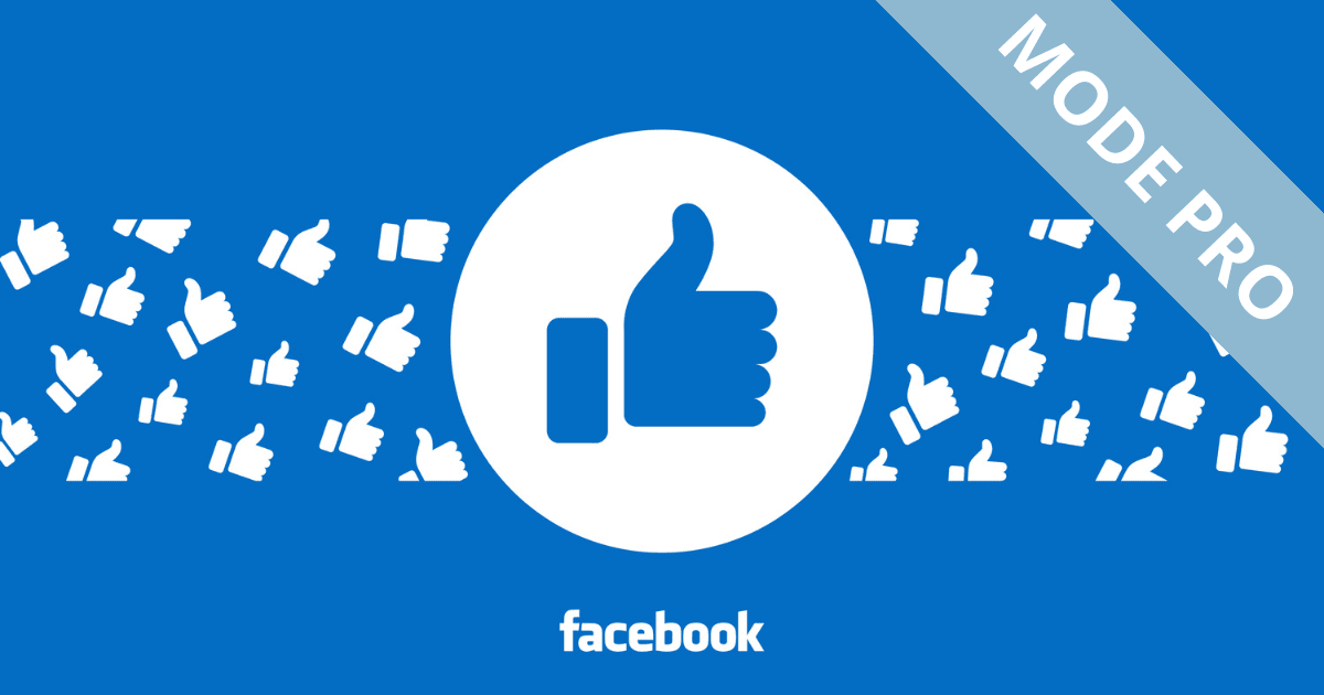 Passer un compte Facebook en pro