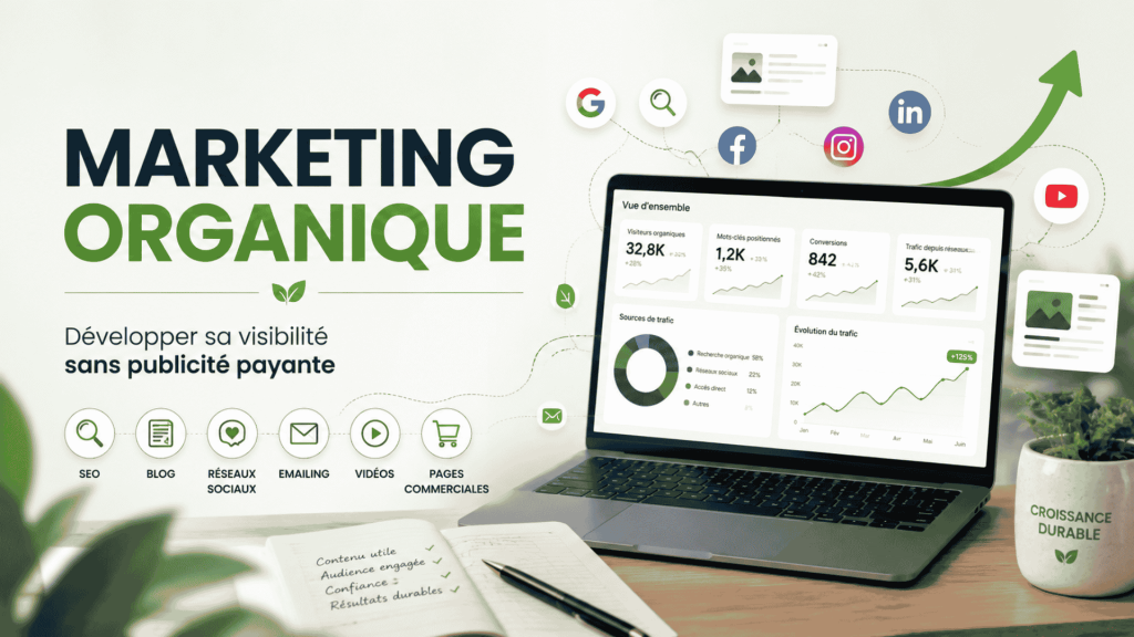Marketing organique : développer sa visibilité sans publicité payante