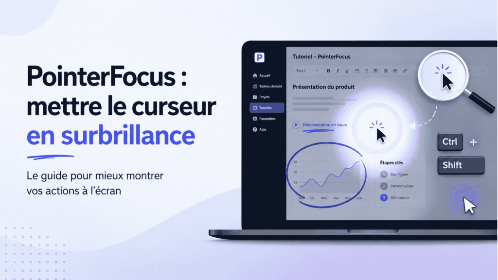 PointerFocus avec curseur de souris en surbrillance Titre de l’image