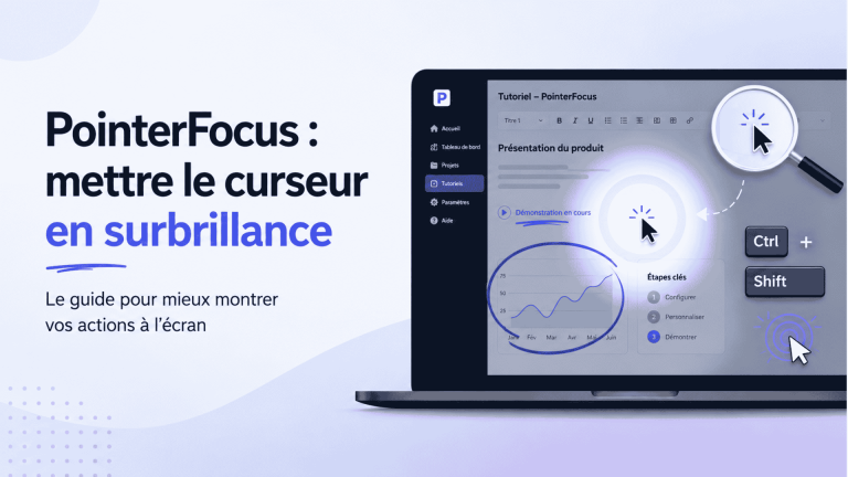 PointerFocus avec curseur de souris en surbrillance Titre de l’image